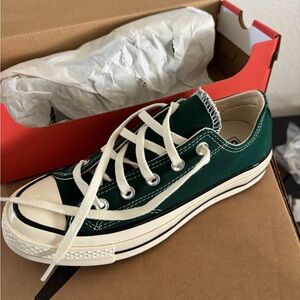 Converse Women’s Clover Green Canvas Sneakers